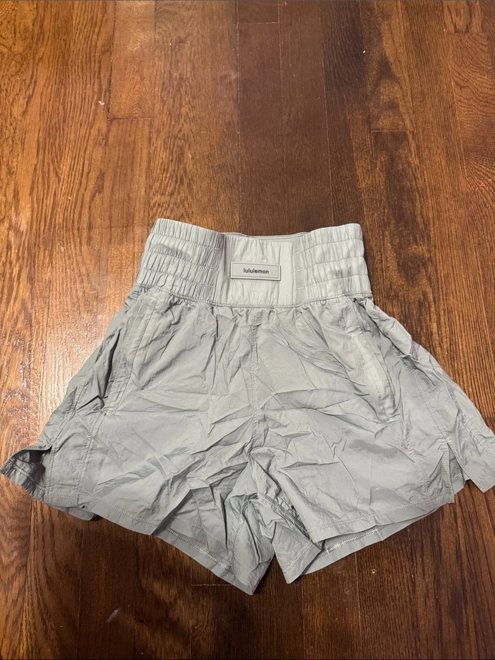 lululemon athletica Light Gray High-Rise Athletic Shorts
